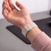 Tech-Protect NylonMag Armband für Samsung Galaxy Watch 8 / 9 / Classic 40 / 44 / 46 mm, Starlight