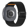 Tech-Protect Nylon Clasp Uhrenarmband für Samsung Galaxy Watch 8 / 9 / Classic 40 / 44 / 46 mm, Schwarz