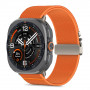 Tech-Protect Nylon Clasp Uhrenarmband für Samsung Galaxy Watch Ultra 1 / 2 2024-2026 47 mm, Orange