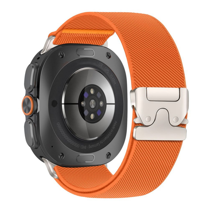 Tech-Protect Nylon Clasp Uhrenarmband für Samsung Galaxy Watch Ultra 1 / 2 2024-2026 47 mm, Orange