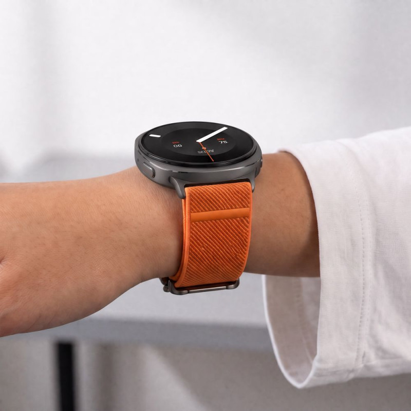 Tech-Protect Nylon Clasp Uhrenarmband für Samsung Galaxy Watch Ultra 1 / 2 2024-2026 47 mm, Orange