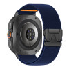 Tech-Protect Nylon Clasp Uhrenarmband für Samsung Galaxy Watch Ultra 1 / 2 2024-2026 47 mm, Marineblau