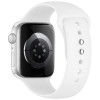 Tech-Protect Silicone Armband für Apple Watch 8/9/10/11/12/SE 40/41/42 mm, weiß