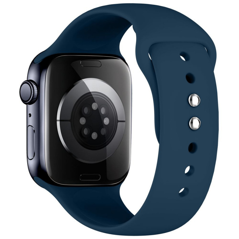 Tech-Protect Silicone Armband für Apple Watch 8/9/10/11/12/SE 40/41/42 mm, marineblau