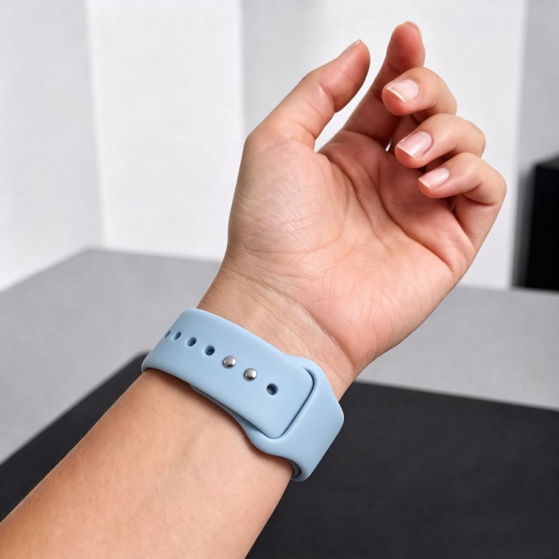 Tech-Protect Silicone Armband für Apple Watch 8/9/10/11/12/SE 40/41/42 mm, blau
