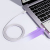 Joyroom S-A14 Multi-Color Series USB-C - USB-C Kabel, 60 W, 480 Mbps, 1,2 m, weiß (S-CC100A141W)