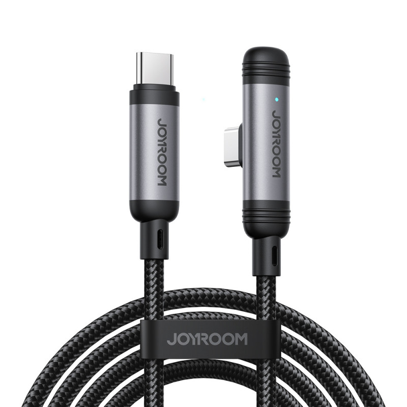 Joyroom EnjoyX Series S-A56 90° USB-C - USB-C Kabel, 60 W, 480 Mbit/s, 1,2 m, schwarz