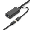 UGREEN US175 USB-3.0-Verlängerungskabel mit Micro-USB-Stromanschluss, 5 m, Schwarz