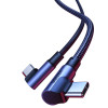 UGREEN US335 70696 gewinkeltes USB-C-auf-USB-C-Kabel, 100 W, 1 m, Schwarz