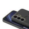 Dux Ducis Rafi II Hülle für Samsung Galaxy S25 mit Ständer und Geldbörse, schwarz