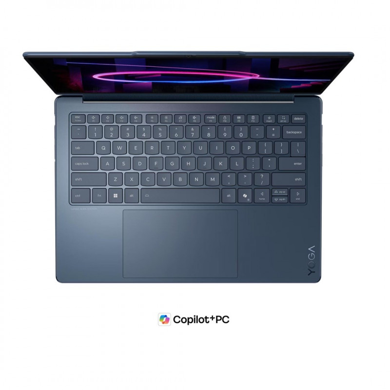 Lenovo Yoga 9i 2-in-1 Aura Edition 14IPH11 83SE001XPB Notebook, 14" 2,8K OLED Touchscreen, Intel Core Ultra 7 355, 32 GB RAM, 512 GB SSD, blau