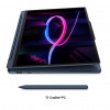 Lenovo Yoga 9i 2-in-1 Aura Edition 14IPH11 83SE001XPB Notebook, 14" 2,8K OLED Touchscreen, Intel Core Ultra 7 355, 32 GB RAM, 512 GB SSD, blau