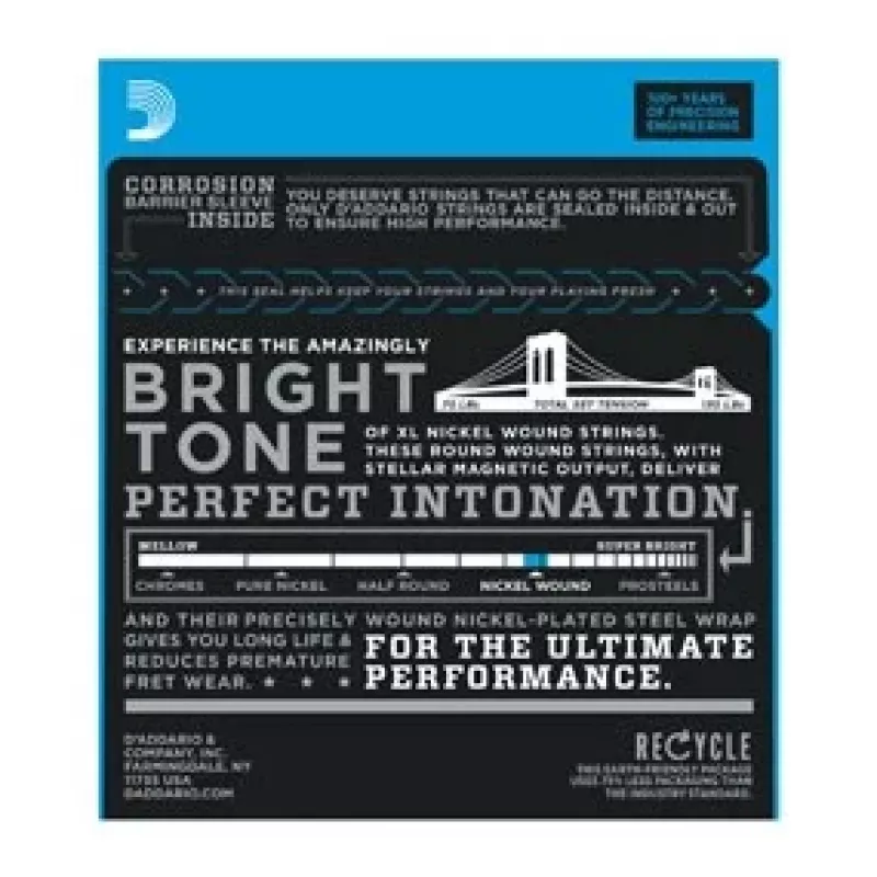 Daddario D'Addario EXL140 Saiten für E-Gitarre, 10–52