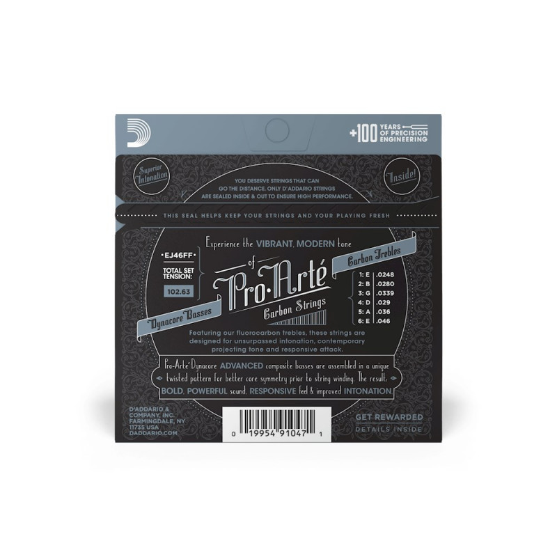 Daddario D'Addario EJ46FF Pro-Arté Carbon Saiten für Klassikgitarre