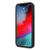 BMW BMHCP12LRSCSK Perforate Sides Leder-Hardcase für Apple iPhone 12 Pro Max, schwarz