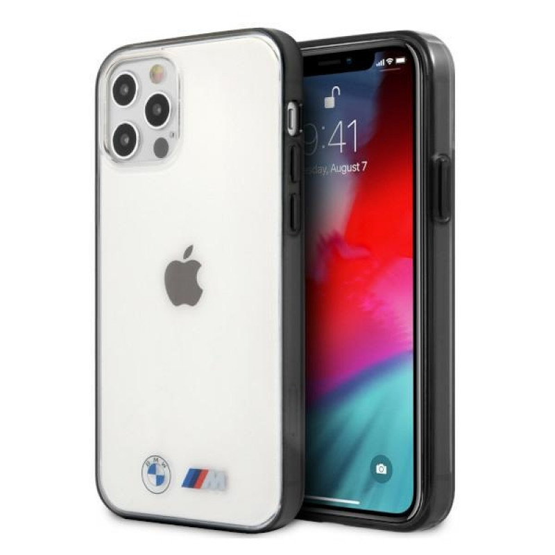 BMW BMHCP12LMBTOK Sandblast Hardcase für Apple iPhone 12 Pro Max, transparent