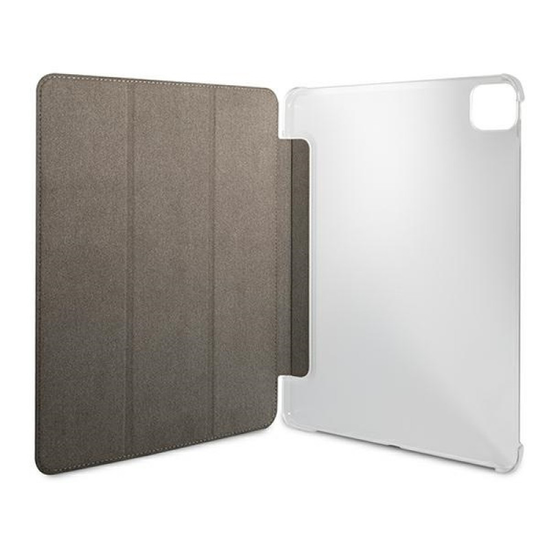 Guess GUIC12G4GFGR 4G Collection Book Cover für Apple iPad Pro 12.9 2021, grau