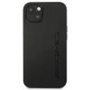 Mercedes-AMG AMHCP13MDOLBK Leather Hot Stamped Hardcase für Apple iPhone 13, schwarz