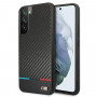 BMW BMHCS22MPUCARTCBK Hardcase-Hülle für Samsung Galaxy S22+, M Collection Triangles, schwarz