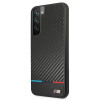 BMW BMHCS22MPUCARTCBK Hardcase-Hülle für Samsung Galaxy S22+, M Collection Triangles, schwarz