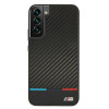 BMW BMHCS22MPUCARTCBK Hardcase-Hülle für Samsung Galaxy S22+, M Collection Triangles, schwarz