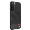 BMW BMHCS22MPUCARTCBK Hardcase-Hülle für Samsung Galaxy S22+, M Collection Triangles, schwarz