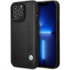 BMW BMHCP14X22RBDK Leather Blue Dots Hardcase für iPhone 14 Pro Max 6,7", schwarz