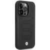 BMW BMHMP14L22RPSK Leather Seats Pattern MagSafe Hülle für Apple iPhone 14 Pro 6,1″, schwarz