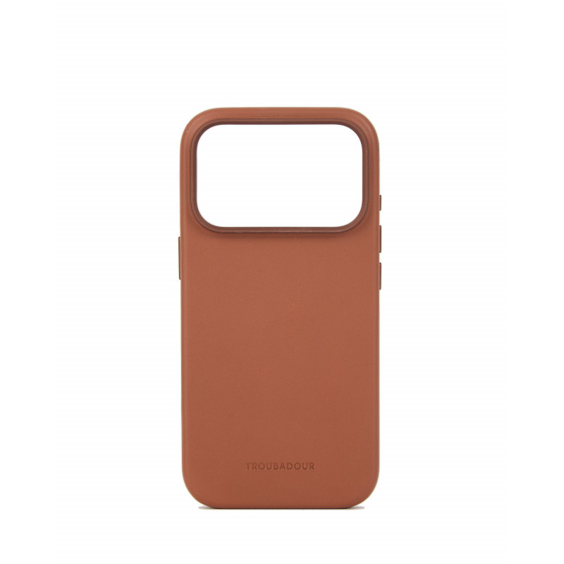 Mujjo Troubadour Lederhülle für Apple iPhone 18 Pro / 17 Pro, MagSafe, Hellbraun