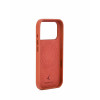 Mujjo Troubadour Lederhülle für Apple iPhone 18 Pro / 17 Pro, MagSafe, Terrakotta