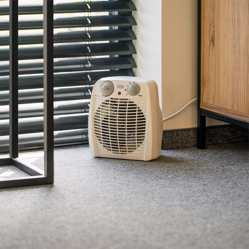 Teesa TSA8059 Heizlüfter, 0,8/1,2/2 kW, weiß