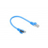 Lanberg PCF6-10CC-0025-B Cat6 F/UTP Patchkabel, 0,25 m, blau