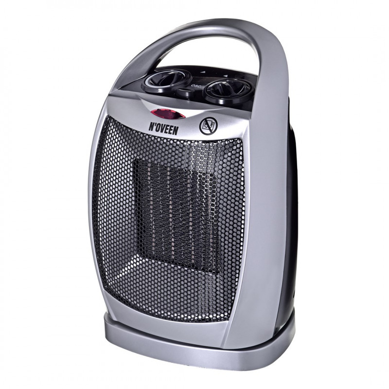 Noveen PTC09 Keramik-Heizlüfter, 1500 W, grau
