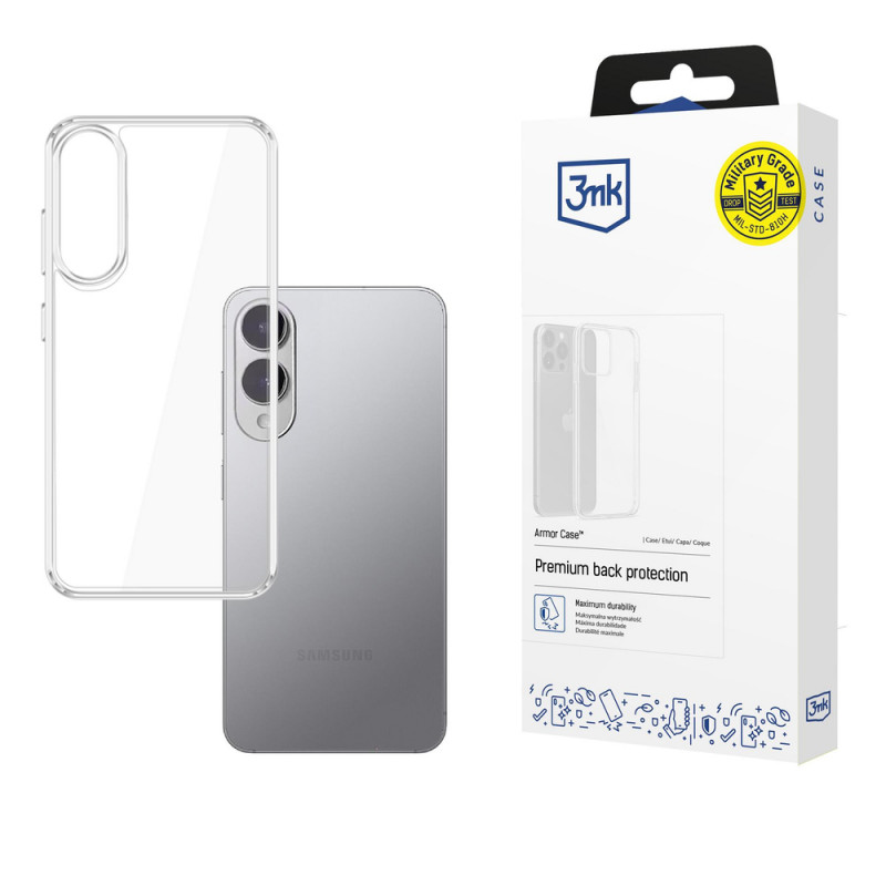 3MK Armor Case Handyhülle für Samsung Galaxy S25 Edge, transparent