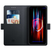 3MK Wallet Case Flip-Handyhülle für Samsung Galaxy S25 Edge, schwarz