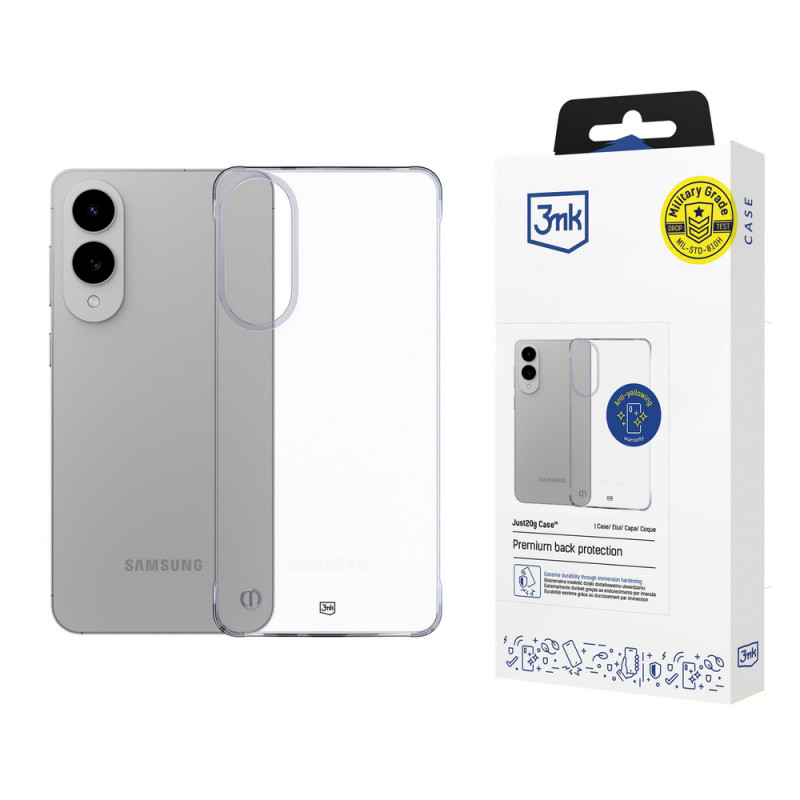 3MK Just20g Clear Case Handyhülle für Samsung Galaxy S25 Edge, transparent