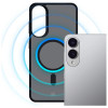 3MK Smoke MagCase Handyhülle für Samsung Galaxy S25 Edge, schwarz