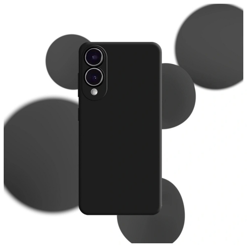 3MK Silikonhülle für Samsung Galaxy S25 Edge, schwarz