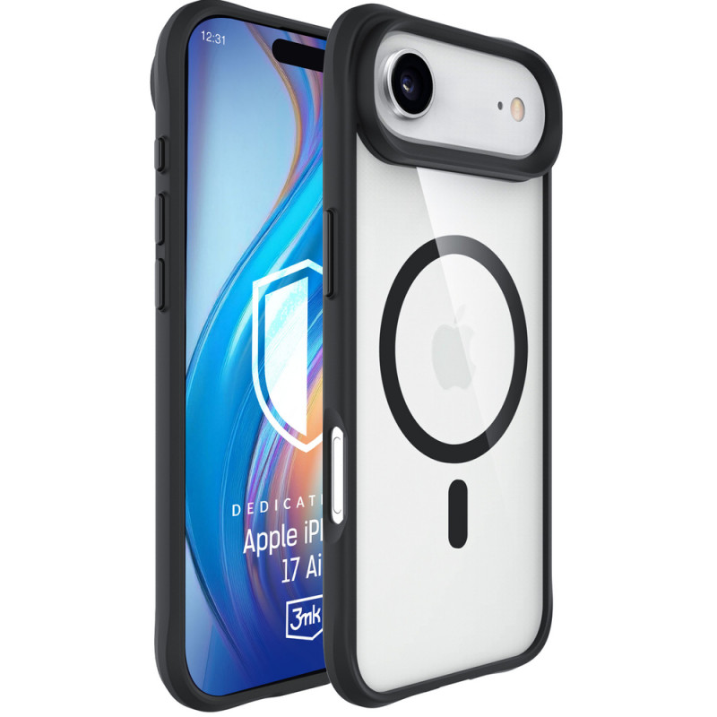 3mk Satin Armor MagCase Hülle für Apple iPhone Air, weiß