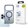 3mk Frosty MagCase Hülle für Apple iPhone 17 Pro Max, blau