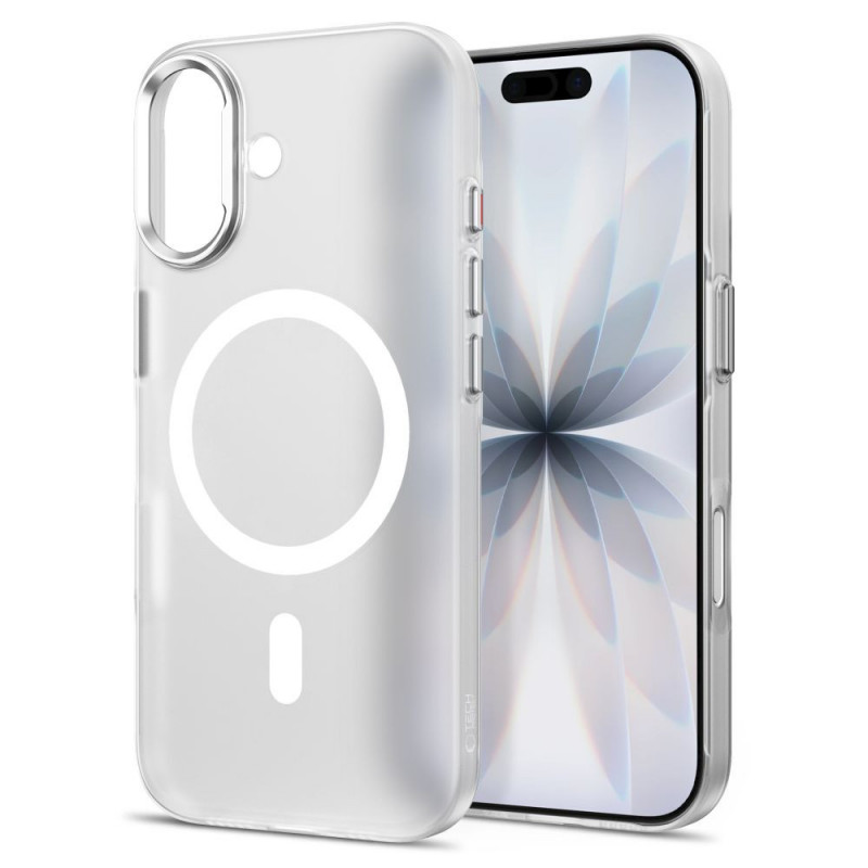 Tech-Protect MagZero MagSafe Hülle für Apple iPhone 17, mattweiß
