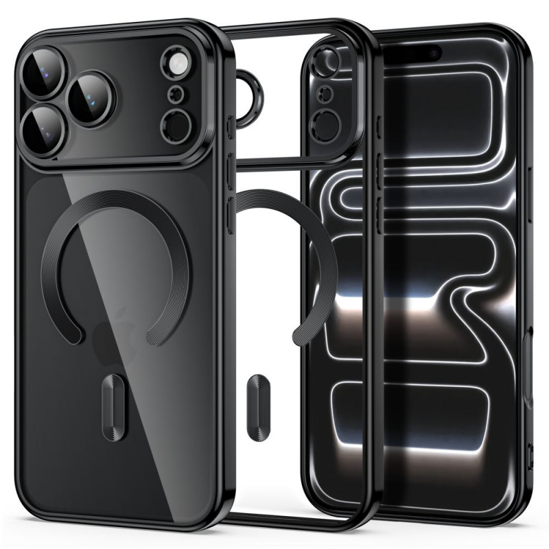 Tech-Protect MagFlex MagSafe Hülle für Apple iPhone 17 Pro / 18 Pro, glänzend schwarz