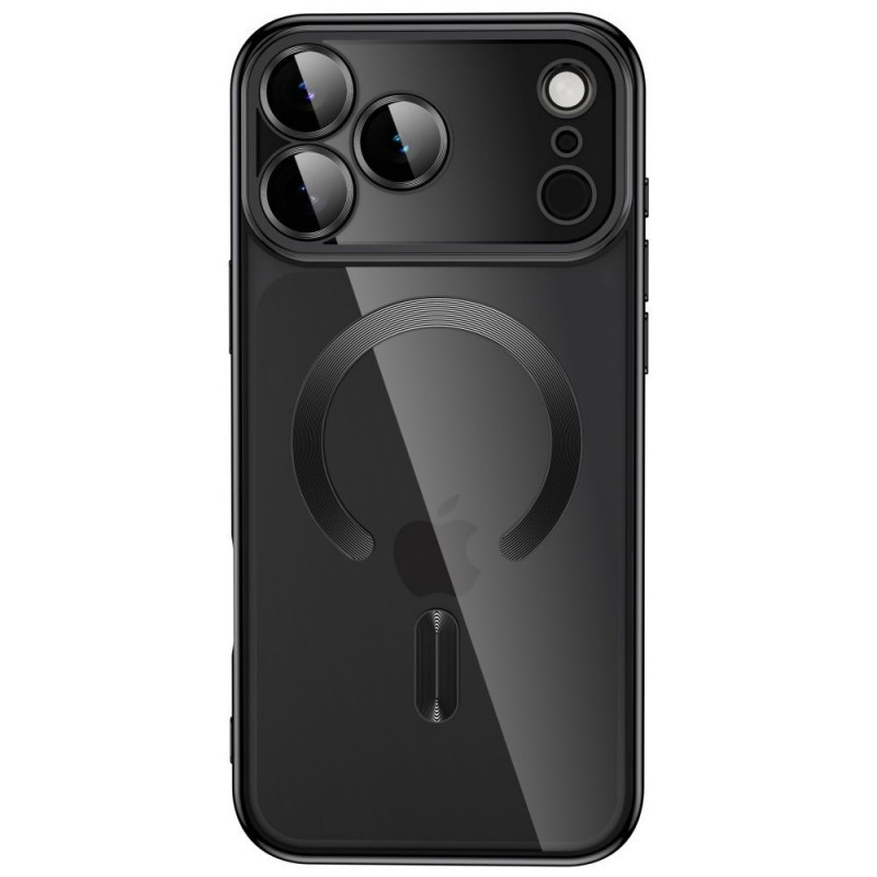 Tech-Protect MagFlex MagSafe Hülle für Apple iPhone 17 Pro / 18 Pro, glänzend schwarz