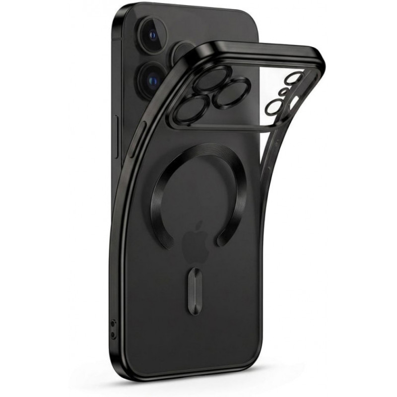 Tech-Protect MagFlex MagSafe Hülle für Apple iPhone 17 Pro / 18 Pro, glänzend schwarz
