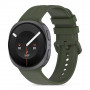 Tech-Protect Silicone Evo Uhrenarmband für Samsung Galaxy Watch 8 / 9 / Classic (40 / 44 / 46 mm), Militärgrün