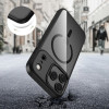 Tech-Protect MagMat MagSafe Hülle für Apple iPhone 17 Pro Max, schwarz/transparent