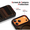Tech-Protect MagHybrid MagSafe Hülle für Apple iPhone 17 Pro Max, schwarz/rot