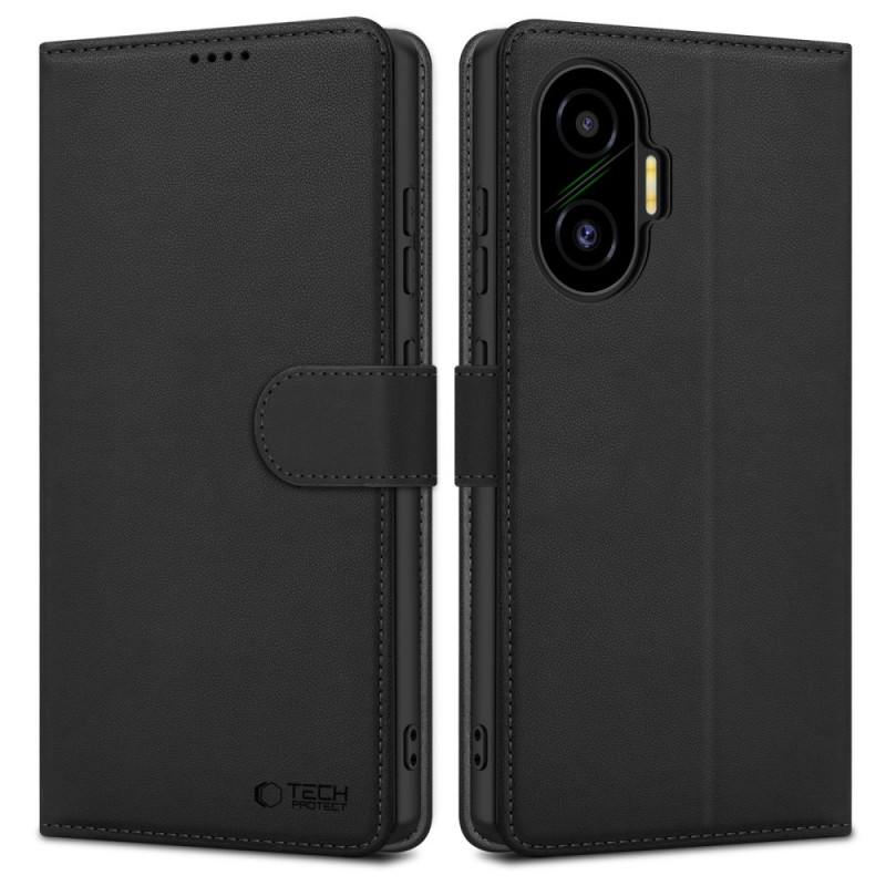 Tech-Protect Wallet Hülle für Xiaomi Poco F7 5G, schwarz