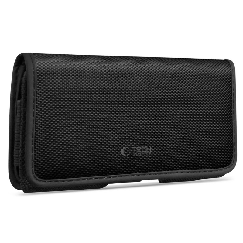 Tech-Protect SM90 universelle Handy-Gürteltasche, 5,8-6,8 Zoll, Nylon, schwarz