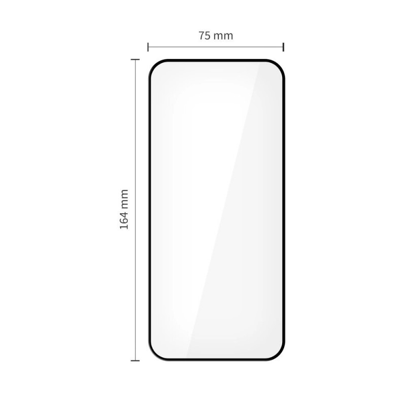 Tech-Protect Glass Fit+ Panzerglas für Xiaomi Redmi 15 4G / 5G, schwarz (2 Stück)